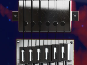Electric guitar 3D Model