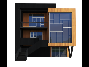 Modern exterior Model 3D