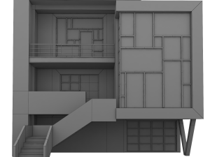 Modern exterior Model 3D