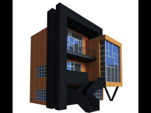Modern exterior Model 3D