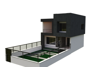 Modern house 3D 模型