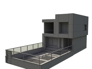 Modern house 3D 模型