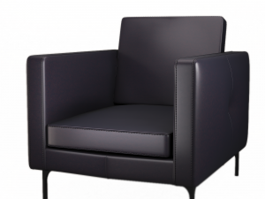 Leather Armchair 3D Model
