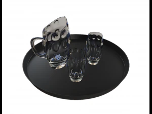 Jarra y vaso 02 Modelo 3D