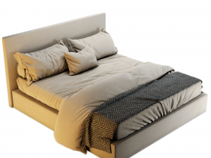 Bed 01 Modèle 3D