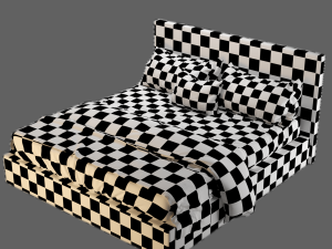 Bed 01 Modèle 3D