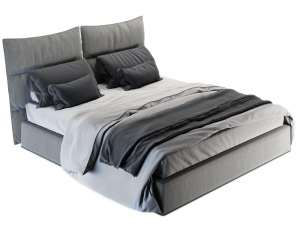 Bed 02 3D 모델