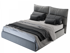 Bed 02 3D 모델