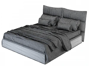 Bed 02 3D Model