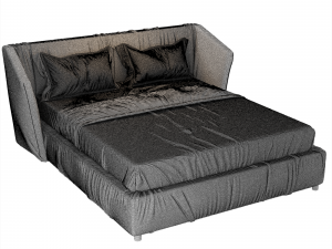 Too night bed 3D Model