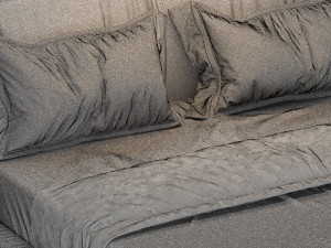 Too night bed 3D Model
