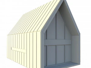 Barn House 3D Model