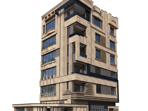 Modern exterior 3D 모델