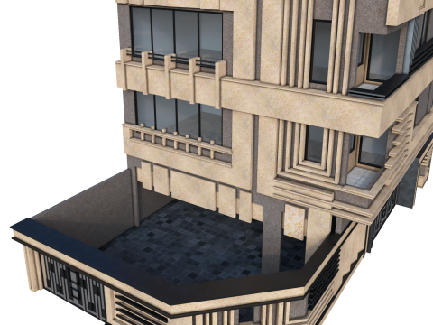 Modern exterior 3D 모델