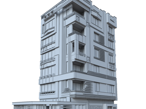 Modern exterior 3D 모델