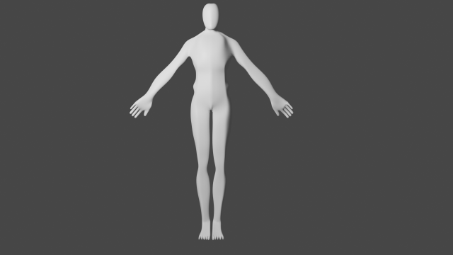 Human Lowpoly Modelo 3D .c4d .max .obj .3ds .fbx .stl .blend 