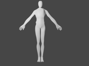 Human Lowpoly Modelo 3D