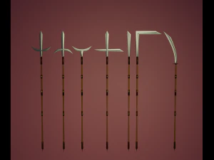 Varianti Yari Sette variazioni Modello 3D