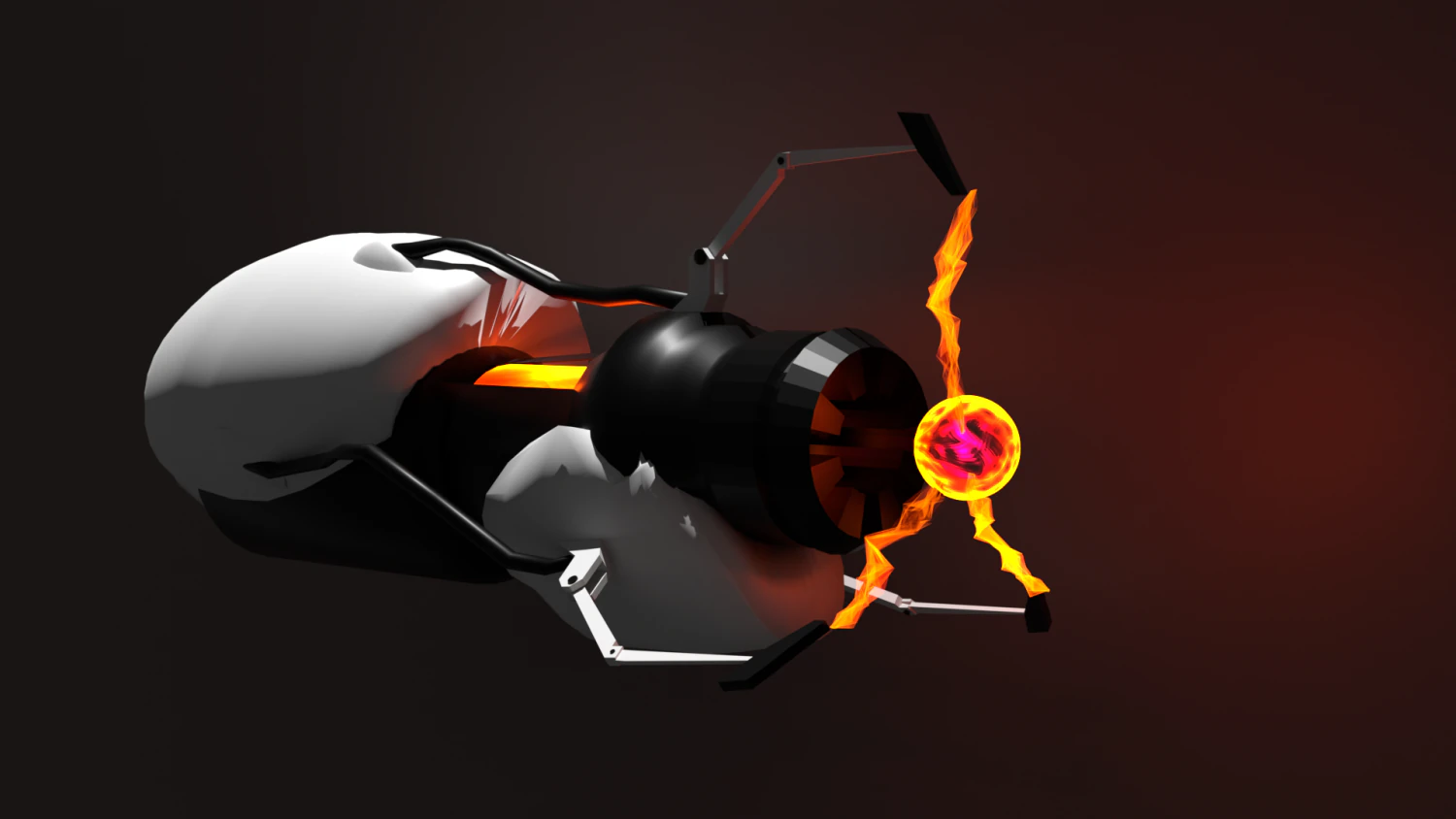 Portal Rigged for blendshape animation 3D Model .c4d .max .obj .3ds .fbx .stl .blend 