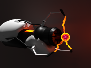 Portal Rigged for blendshape animation Modelo 3D