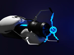 Portal Rigged for blendshape animation 3D Model