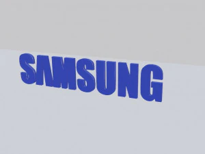 Logotipo de Samsung Modelo 3D