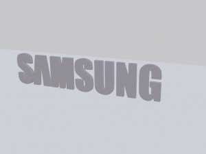 Samsung Logo 3D Model