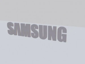 Logotipo de Samsung Modelo 3D