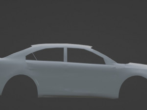 Sedan Model 3D