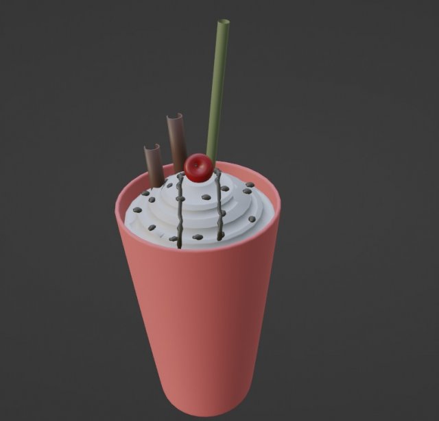 Ice Cream Modelo 3D .c4d .max .obj .3ds .fbx .stl .blend 