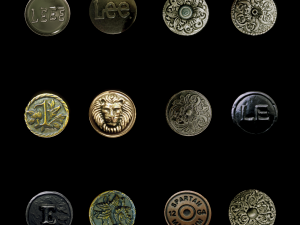 Metal Buttons Modelo 3D