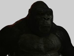 Realistic Monkey Kong For Movies or Games 3D 模型