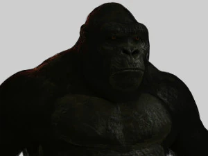 Monkey Kong réaliste pour les films ou les jeux Modèle 3D