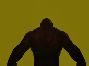 Monkey Kong r&eacute;aliste pour les films ou les jeux Modèle 3D