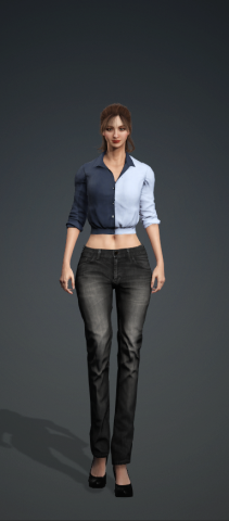 FEMALE 3Dモデル .c4d .max .obj .3ds .fbx .stl .blend 