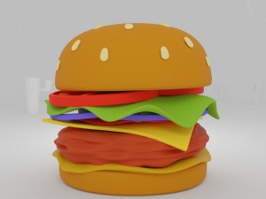 Hamburguer Cangreburguer Modelo 3D