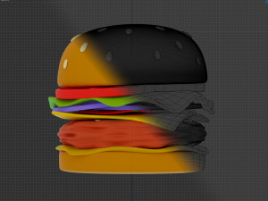 Hamburguer Cangreburguer Modelo 3D