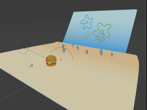 Hamburguer Cangreburguer Modelo 3D