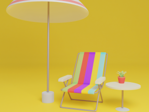Man vacation 3Dモデル