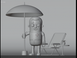 Man vacation 3Dモデル