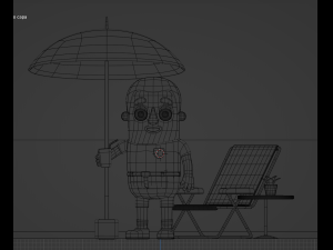 Man vacation 3Dモデル