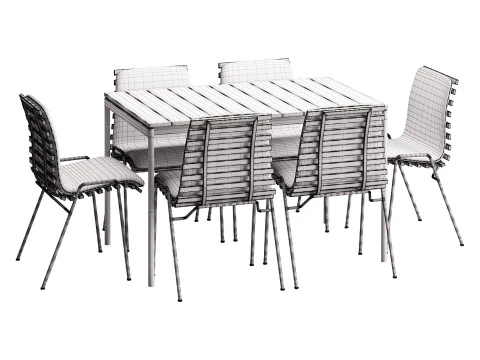 アンデルセンとヴォル アウトドア セット ヴィル 3Dモデル