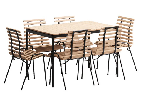 アンデルセンとヴォル アウトドア セット ヴィル 3Dモデル