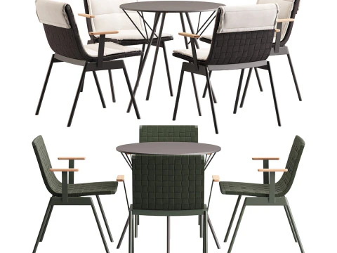 餐饮套装8 3D 模型