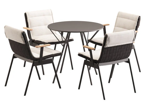 Dining Set 8 3D Model
