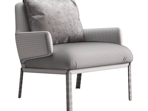 Hug Armchair Low 3Dモデル