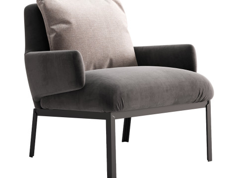 Hug Armchair Low Modelo 3D