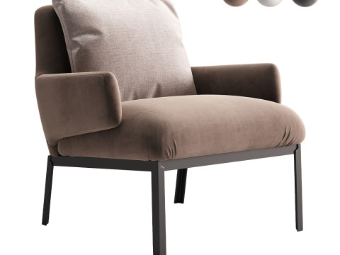 Hug Armchair Low Modelo 3D