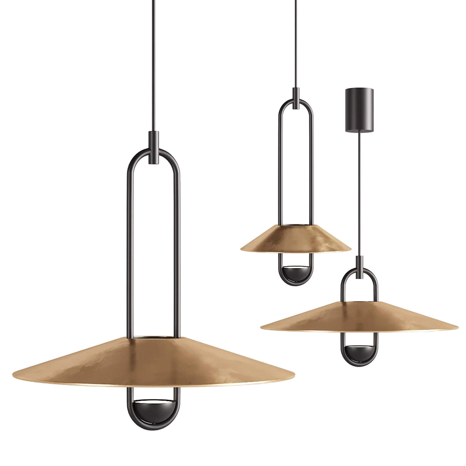 Luppiter Suspension Lamp 3D Model .c4d .max .obj .3ds .fbx .stl .blend 