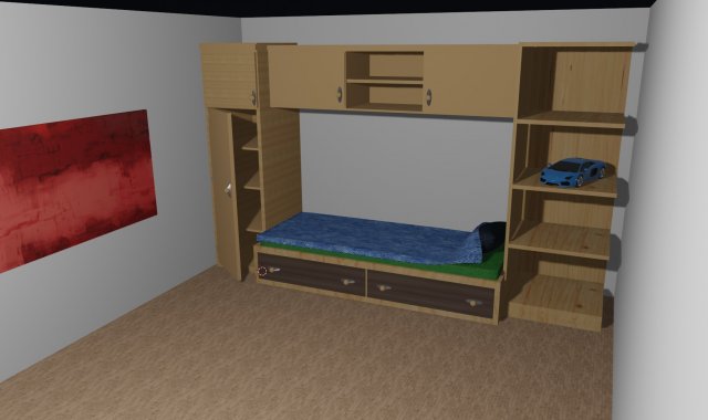 Bed and wardrobes Modelo 3D .c4d .max .obj .3ds .fbx .stl .blend 